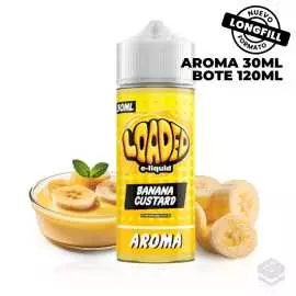 FLAVOUR BANANA PUDING CUSTARD LOADED 30ML LONGFILL VAPE