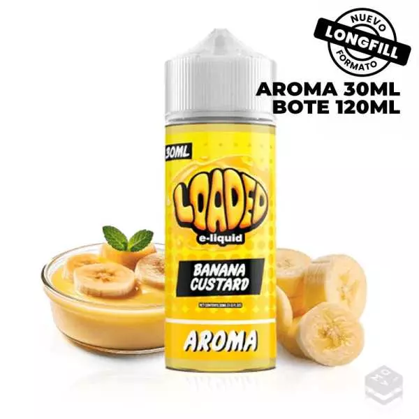 AROMA BANANA PUDING CUSTARD LOADED 30ML LONGFILL