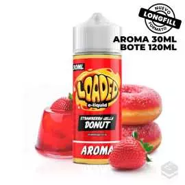 FLAVOUR STRAWBERRY JELLY DONUT LOADED 30ML LONGFILL VAPE