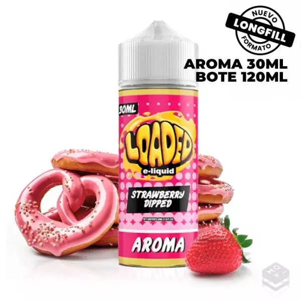 AROMA STRAWBERRY DIPPED LOADED 30ML LONGFILL