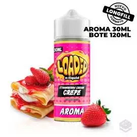 FLAVOUR STRAWBERRY CREAM CREPE LOADED 30ML LONGFILL VAPE