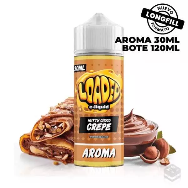 AROMA NUTTY CHOCO CREPE LOADED 30ML LONGFILL