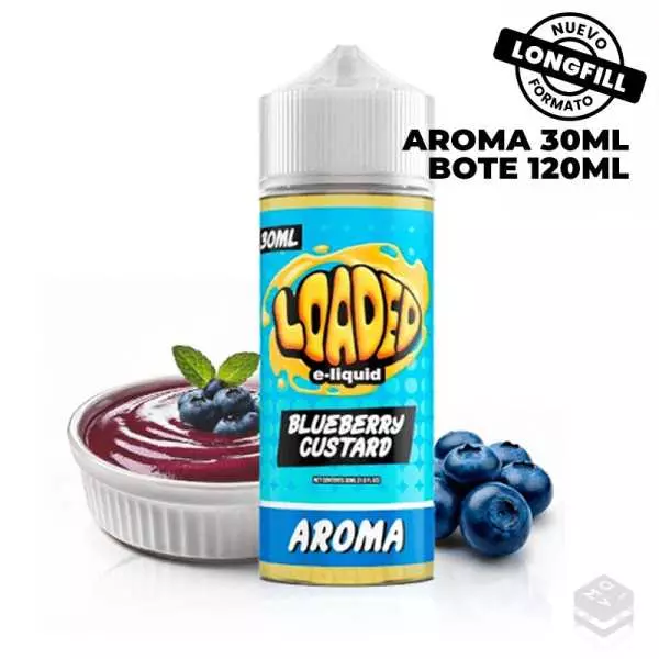 AROMA BLUEBERRY CUSTARD LOADED 30ML LONGFILL