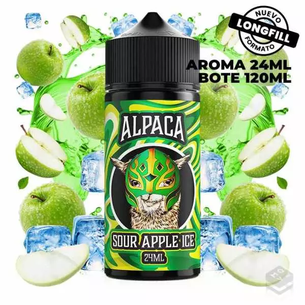 AROMA SOUR APPLE ICE ALPACA 24ML LONGFILL