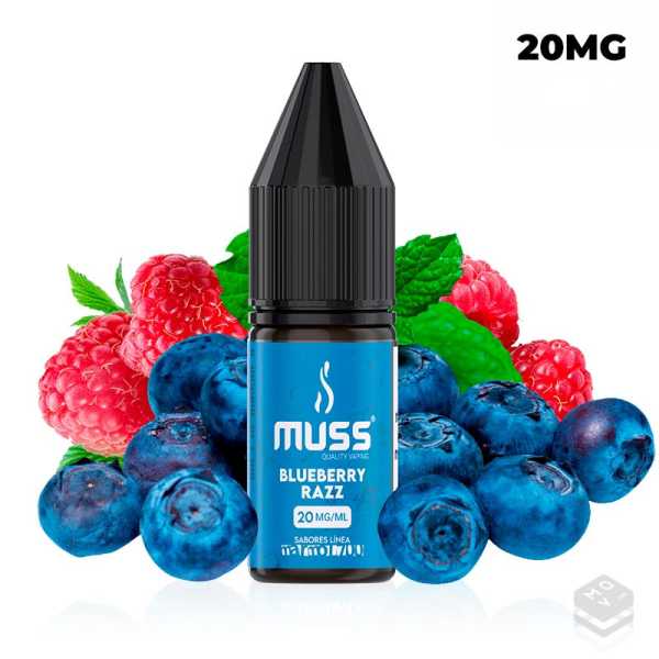 SALES DE NICOTINA BLUEBERRY RAZZ MUSS 10ML
