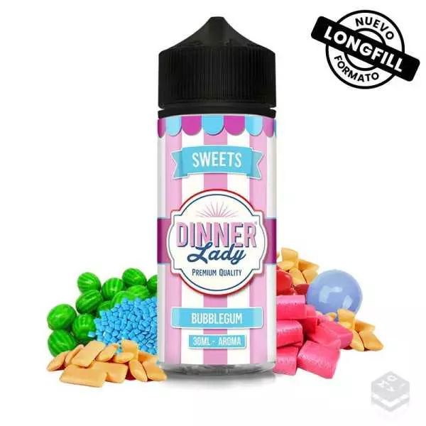AROMA BUBBLEGUM DINNER LADY 30ML LONGFILL