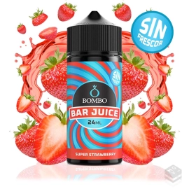 AROMA SUPER STRAWBERRY BAR JUICE BY BOMBO 24ML LONGFILL