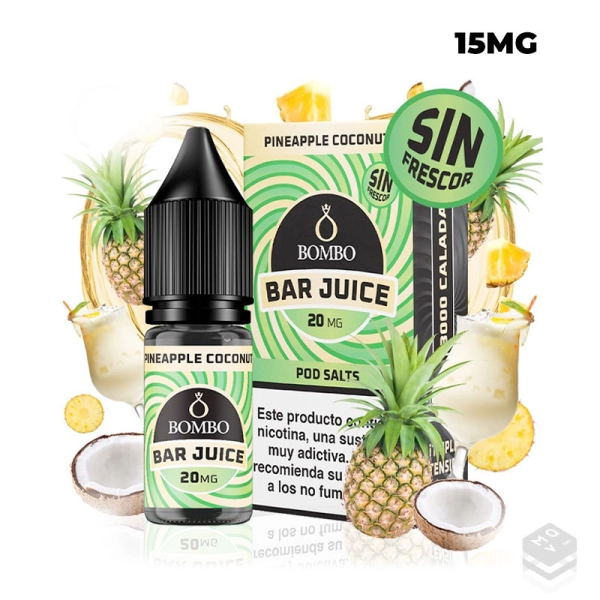 SALES DE NICOTINA PINEAPPLE COCONUT BAR JUICE BOMBO 10ML
