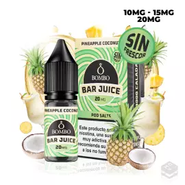 SALES DE NICOTINA PINEAPPLE COCONUT BAR JUICE BOMBO 10ML