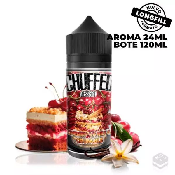 AROMA CHERRY VANILLA CRUMBLE 24ML CHUFFED LONGFILL