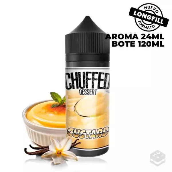 FLAVOUR CUSTARD 24ML CHUFFED LONGFILL