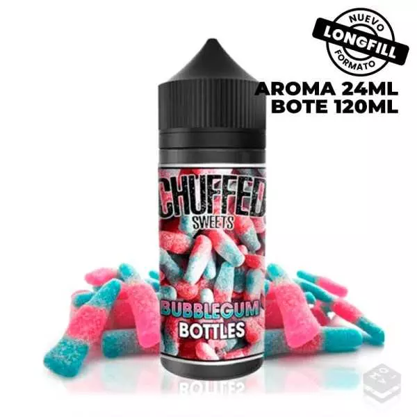 AROMA BUBBLEGUM BOTTLES 24ML CHUFFED LONGFILL
