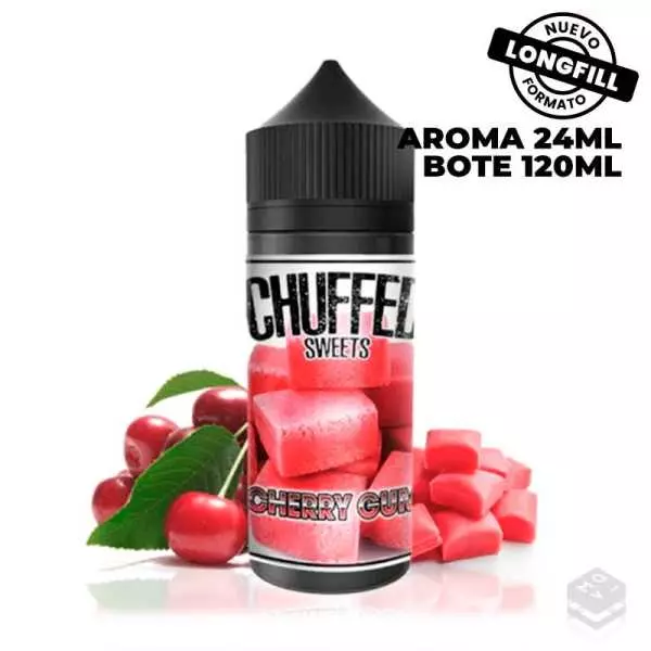AROMA CHERRY GUM 24ML CHUFFED LONGFILL
