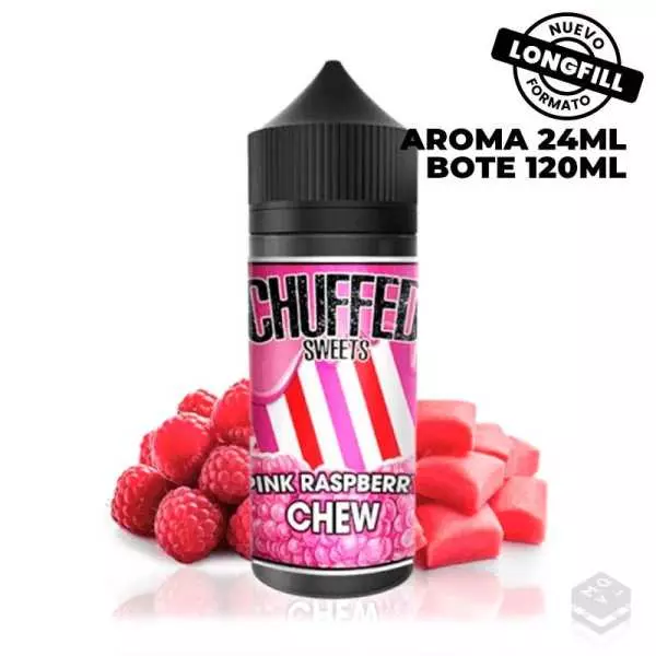AROMA PINK RASPBERRY CHEW 24ML CHUFFED LONGFILL