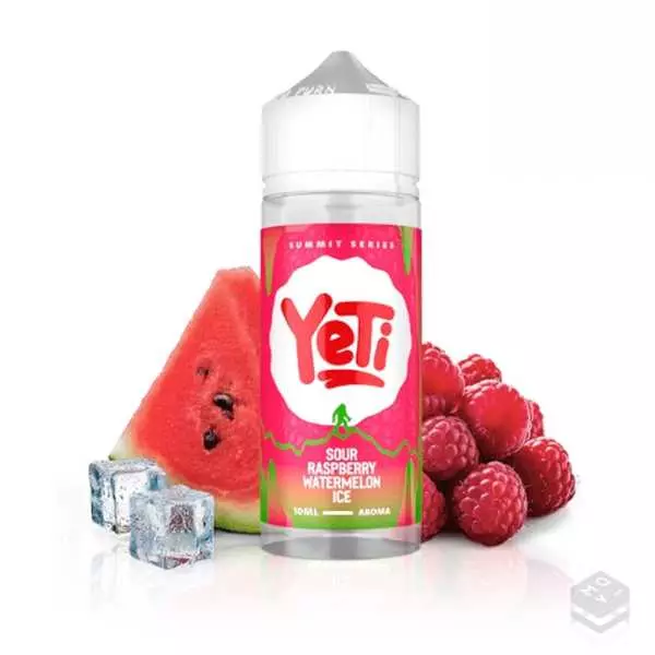 AROMA SOUR RASPBERRY WATERMELON ICE 10ML YETI LONGFILL