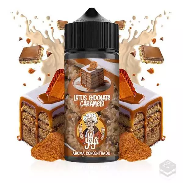 FLAVOUR LOTUS CHOCOLATE Y CARAMELO LA YAYA 30ML LONGFILL