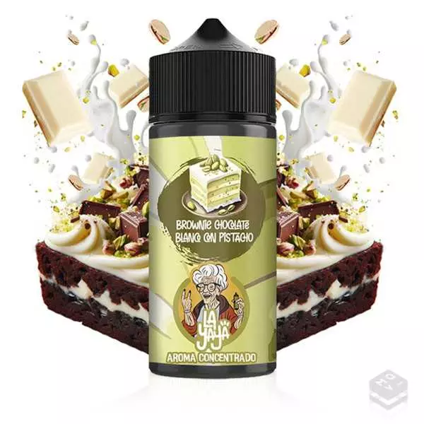 AROMA BROWNIE CHOCOLATE BLANCO CON PISTACHO LA YAYA 30ML LONGFILL
