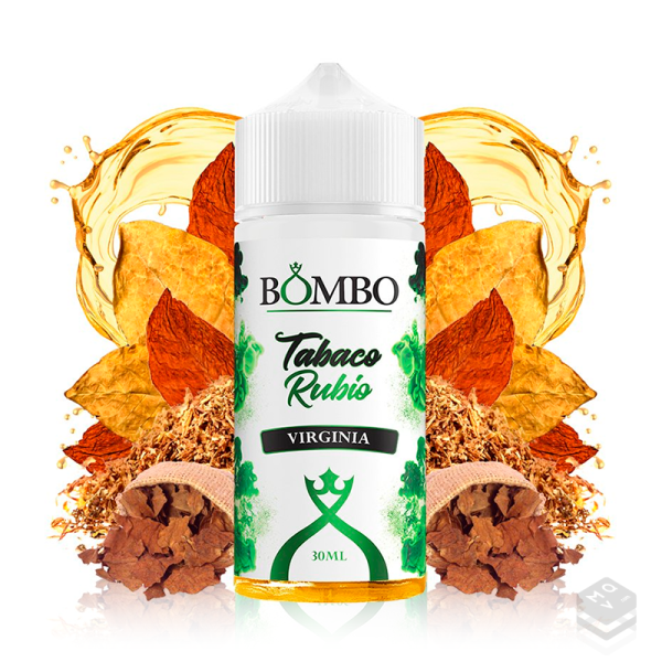 AROMA TABACO RUBIO VIRGINIA BOMBO ELIQUIDS 30ML LONGFILL