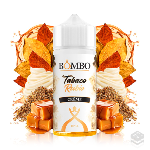 AROMA TABACO RUBIO CREME BOMBO ELIQUIDS 30ML LONGFILL