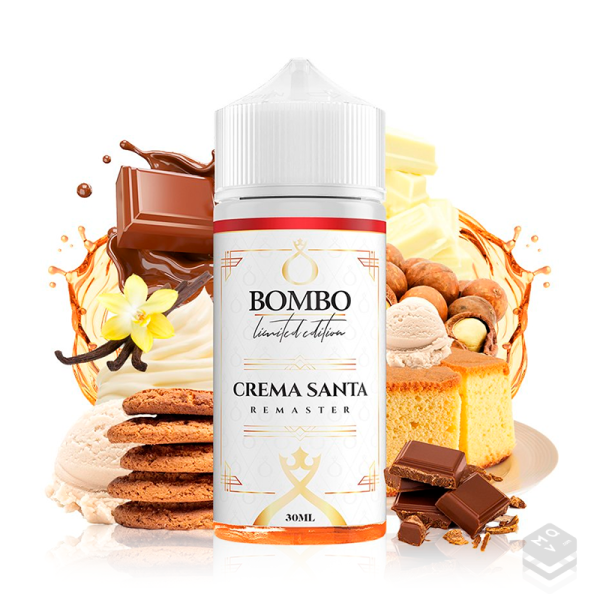 AROMA CREMA SANTA REMASTER BOMBO ELIQUIDS 30ML LONGFILL