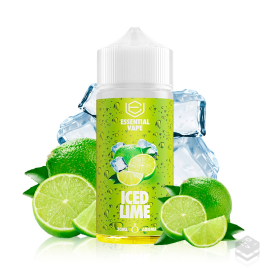FLAVOUR ICED LIME ESSENTIAL BOMBO ELIQUIDS 30ML LONGFILL