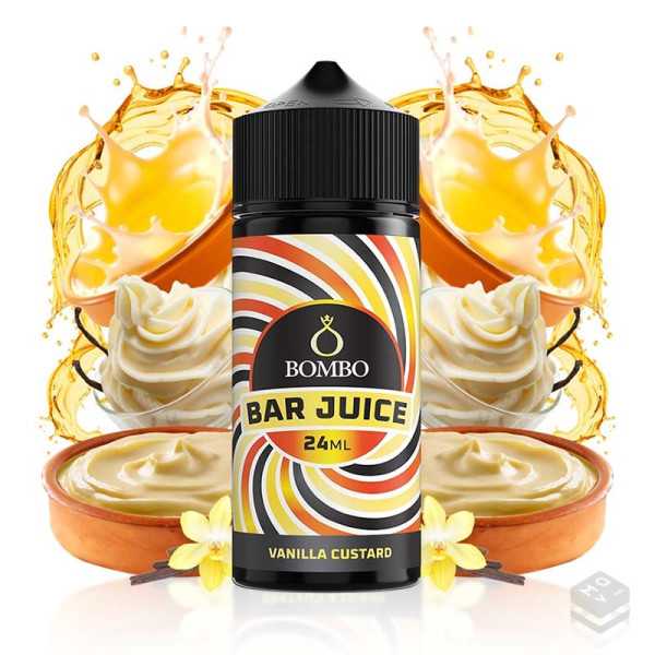 FLAVOUR VANILLA CUSTARD BAR JUICE BY BOMBO 24ML LONGFILL