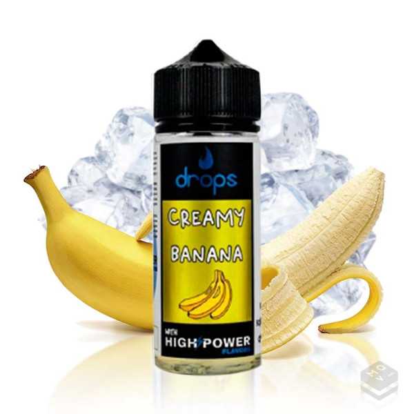 FLAVOUR CREAMY BANANA DROPS 40ML LONGFILL VAPE
