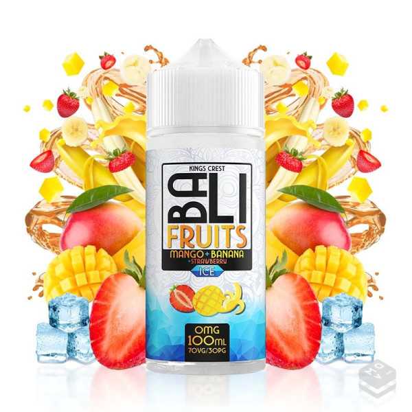 FLAVOUR MANGO BANANA STRAWBERRY ICE 30ML BALI FRUITS BY KINGS CREST (LONGFILL)