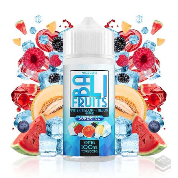 FLAVOUR WATERMELON MELON BERRIES SUPER ICE 30ML BALI FRUITS BY KINGS CREST (LONGFILL)