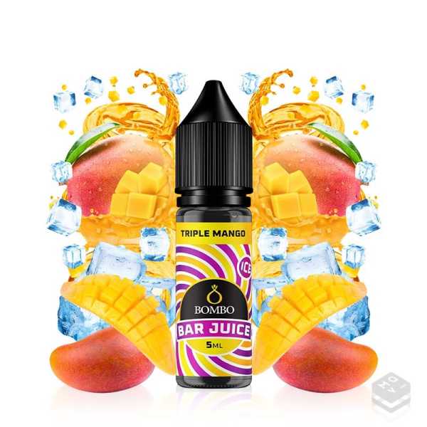 AROMA TRIPLE MANGO ICE BAR JUICE BY BOMBO 5ML LONGFILL