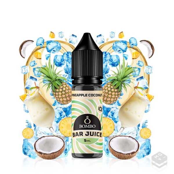 AROMA PINEAPPLE COCONUT ICE BAR JUICE BY BOMBO 5ML LONGFILL