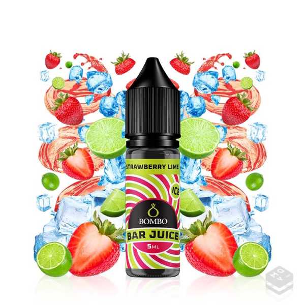 FLAVOUR STRAWBERRY LIME ICE BAR JUICE BY BOMBO 5ML LONGFILL