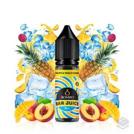 FLAVOUR PINEAPPLE PEACH MANGO ICE BAR JUICE BY BOMBO 5ML MINILONGFILL