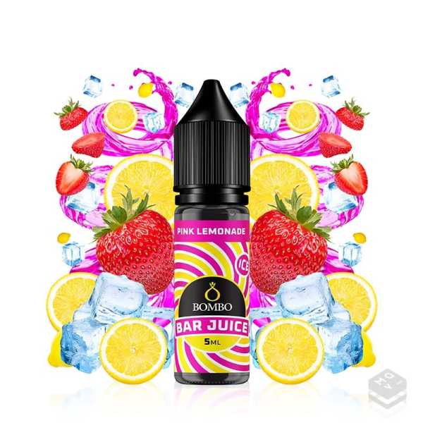 AROMA PINK LEMONADE ICE BAR JUICE BY BOMBO 5ML LONGFILL