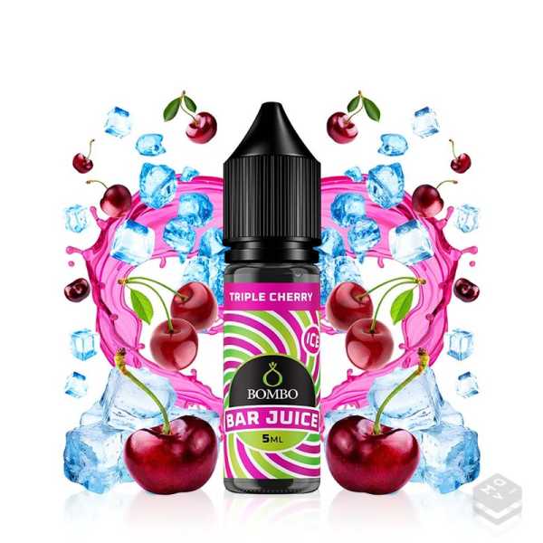 FLAVOUR TRIPLE CHERRY ICE BAR JUICE BY BOMBO 5ML LONGFILL