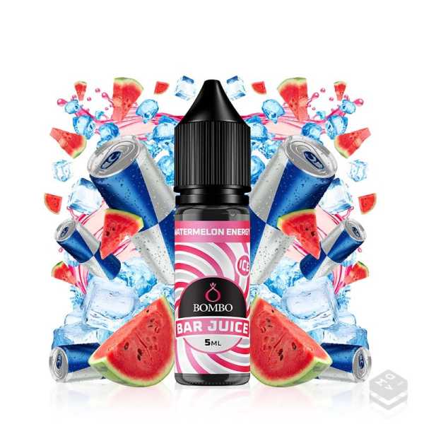 FLAVOUR WATERMELON ENERGY ICE BAR JUICE BY BOMBO 5ML LONGFILL