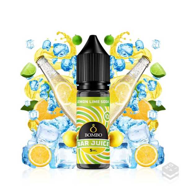 FLAVOUR LEMON LIME SODA ICE BAR JUICE BY BOMBO 5ML LONGFILL