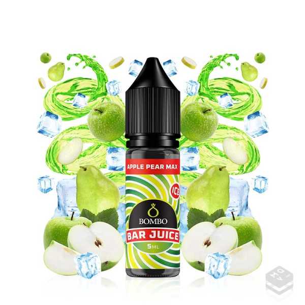 AROMA APPLE PEAR MAX ICE BAR JUICE BY BOMBO 5ML LONGFILL