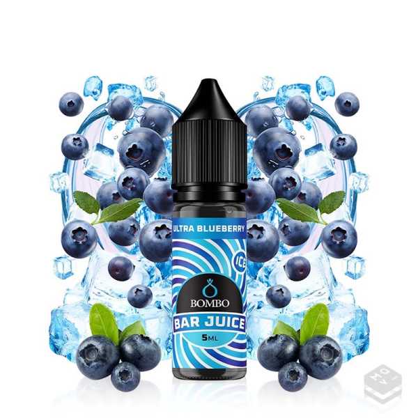FLAVOUR ULTRA BLUEBERRY ICE BAR JUICE BY BOMBO 5ML LONGFILL