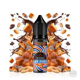 AROMA PEANUT CHOCOLATE CARAMEL BAR JUICE BY BOMBO 5ML MINILONGFILL