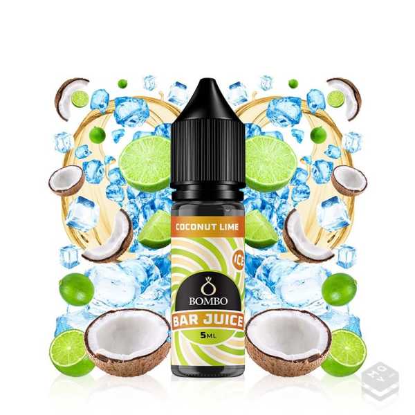 FLAVOUR COCONUT LIME ICE BAR JUICE BY BOMBO 5ML LONGFILL