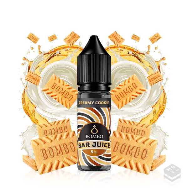 FLAVOUR CREAMY COOKIE BAR JUICE BY BOMBO 5ML LONGFILL