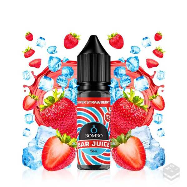 FLAVOUR SUPER STRAWBERRY ICE BAR JUICE BY BOMBO 5ML LONGFILL
