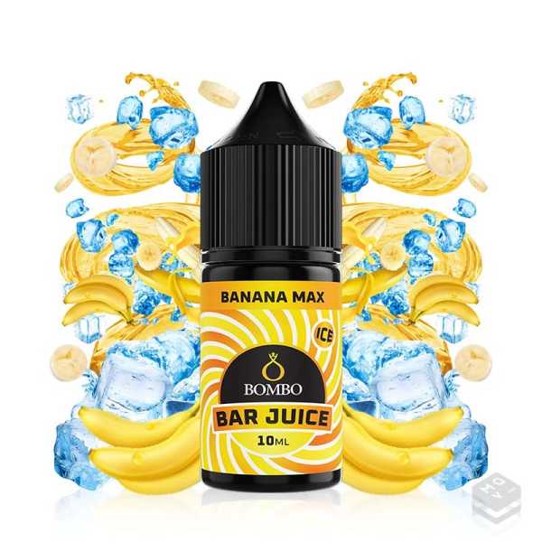 FLAVOUR BANANA MAX ICE BAR JUICE BY BOMBO 10ML LONGFILL