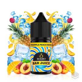 FLAVOUR PINEAPPLE PEACH MANGO ICE BAR JUICE BY BOMBO 10ML MINILONGFILL