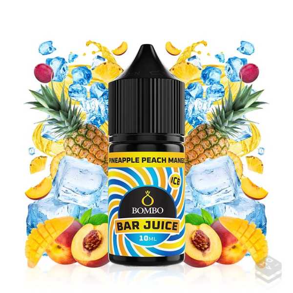 AROMA PINEAPPLE PEACH MANGO ICE BAR JUICE BY BOMBO 10ML LONGFILL