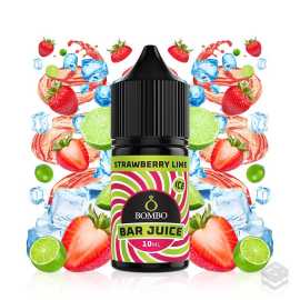 FLAVOUR STRAWBERRY LIME ICE BAR JUICE BY BOMBO 10ML MINILONGFILL