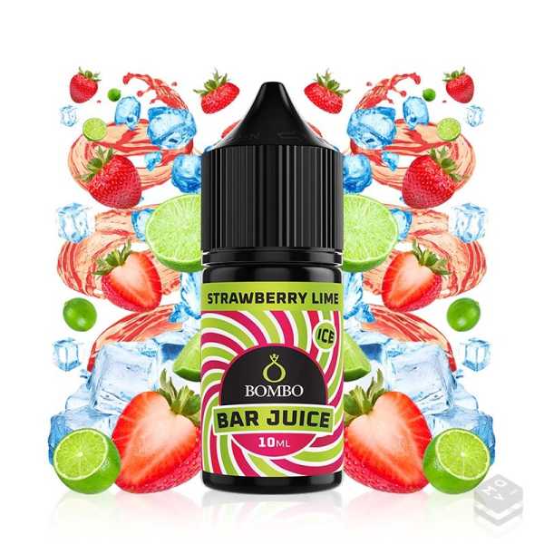 FLAVOUR STRAWBERRY LIME ICE BAR JUICE BY BOMBO 10ML LONGFILL