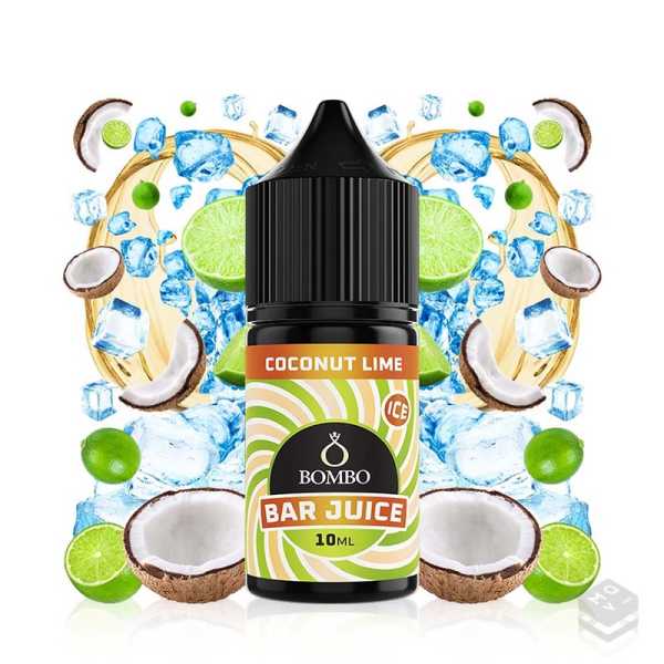 AROMA COCONUT LIME ICE BAR JUICE BY BOMBO 10ML LONGFILL