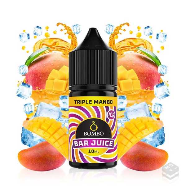 FLAVOUR TRIPLE MANGO ICE BAR JUICE BY BOMBO 10ML LONGFILL